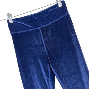 Athleta Girl Velvet Leggings High Rise Blue‎ Size XL 14 Kids Soft EUC
